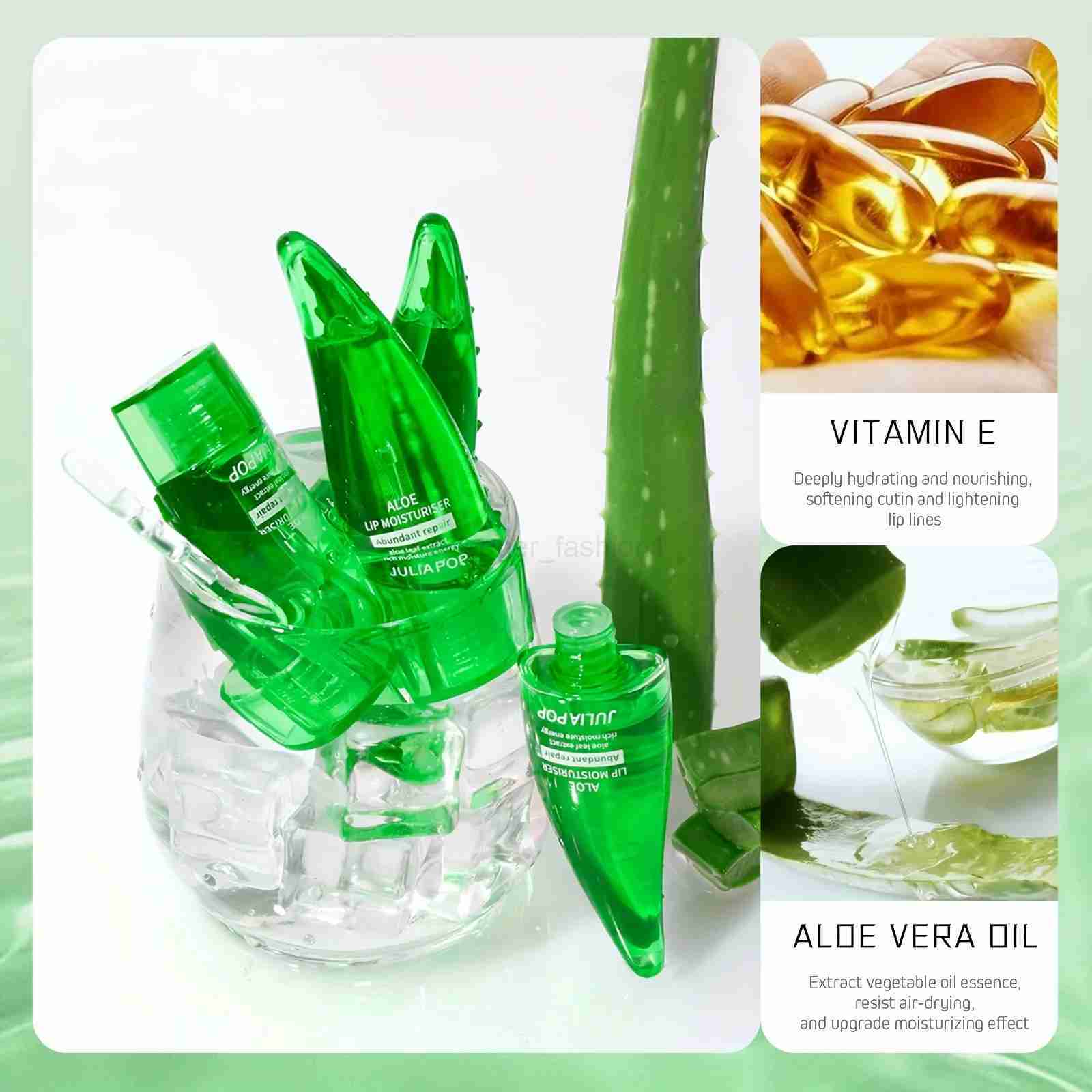 Aloe Vera Lip GlossLong Lasting Nutritious Lip Balm Moisturizing Aloe Vera Lip Oil For Lip Care And Dry LipsXJ240812