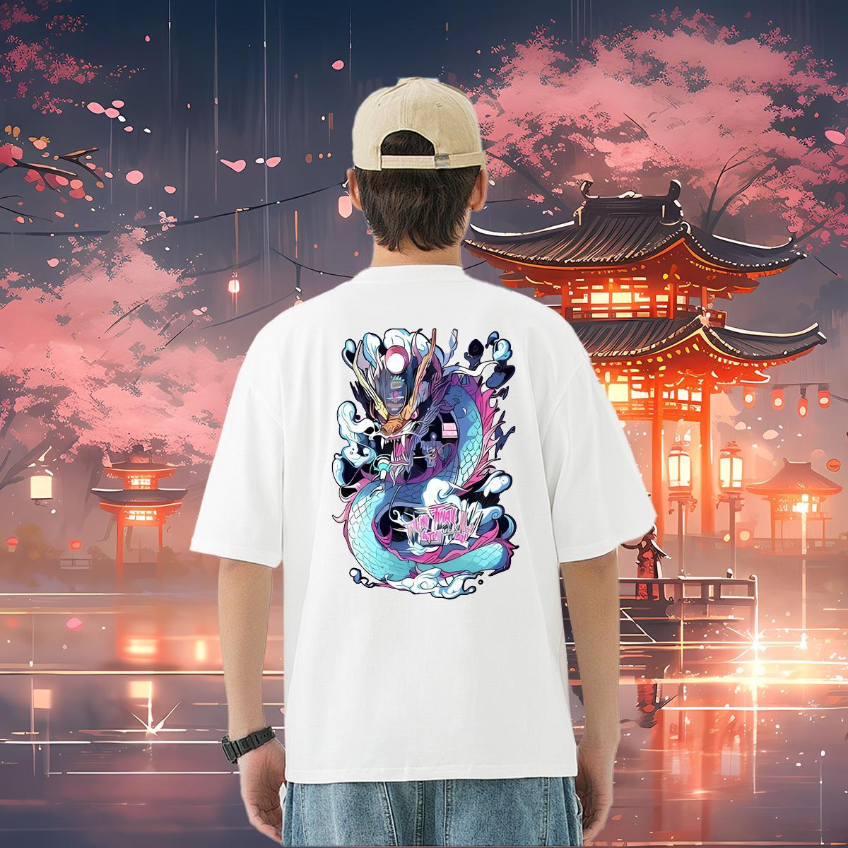 Custom Man T Shirts Tee Shirt 100% Cotton 230g Beach Designer Custom Cartoon Breathable Short Sleeve Men Tees