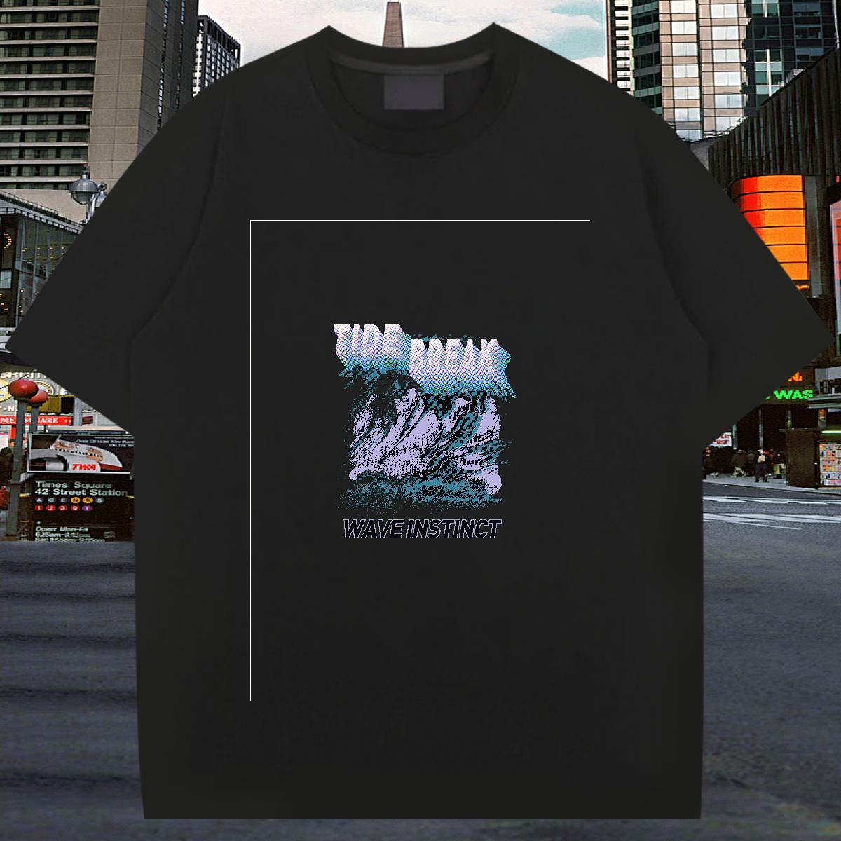 Designer Fashion T Shirts Men beach Tees 230g Pure Cotton Sports Casual Cool Design DIY Short Sleeve O-Neck Mens Tshirts