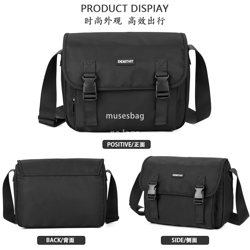 College crossbody bag men's fashion brand shoulder bag casual large capacity crossbody backpack day messenger bag boys