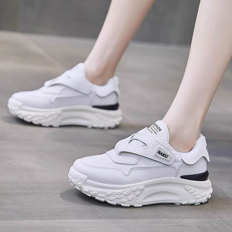 Ddmysports Spring New Korean Edition Little White Female Ins Student Street Photography Internet Red Board Shoes Thick Bottom Casual Outdoor