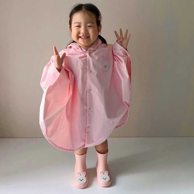 Raincoats Waterproof for Kids Rain Coat Cover Raingear Baby Poncho Trench Girls Boys R7UB Y240810