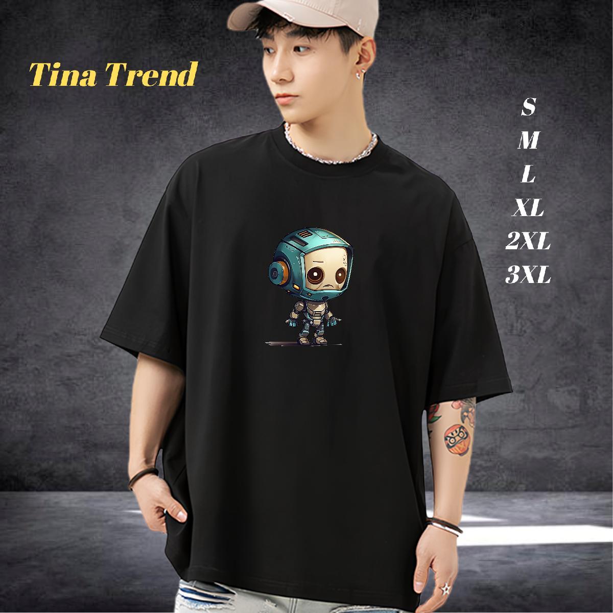 DIY Mens T Shirts ET Tops Shirt 230g Pure Cotton Sports Casual Brand Custom Cartoon Breathable Short Sleeve Men Tees