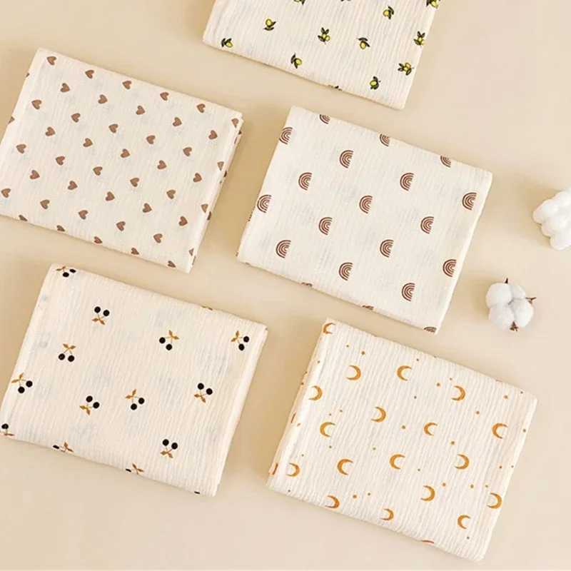 Baby blanket newborn 2-layer cotton bath towel summer stroller cover packaging Gaoze plain weave baby blanket baby suppliesW240810