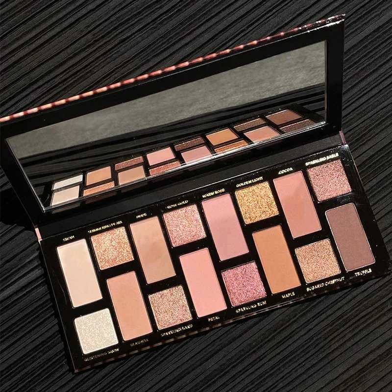Shiny 16 color eye shadow palette makeup durable matte eye shadow palette bright eye shadow cosmetics women beauty earth colorW241212