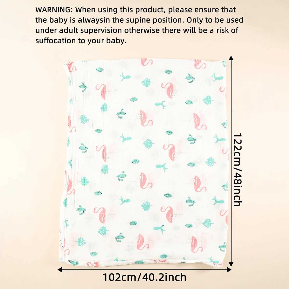 Newborn baby blanket double-layer plain cotton 110 * 120cm soft newborn bath Gaozi baby packaging sleeping bag baby stroller coverW240810
