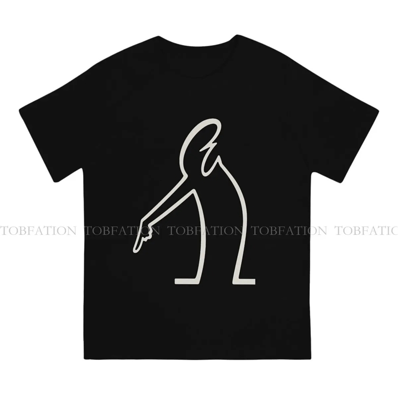 Y2K la line lineman art here tshirt homme Men tees 4XL 5XL 6XL 100% cotton t shirt 240810