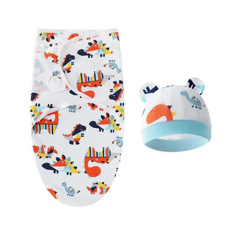 Comfortable baby sleeping bag cute animal design - adjustable tight soft blanket cotton materialW240810