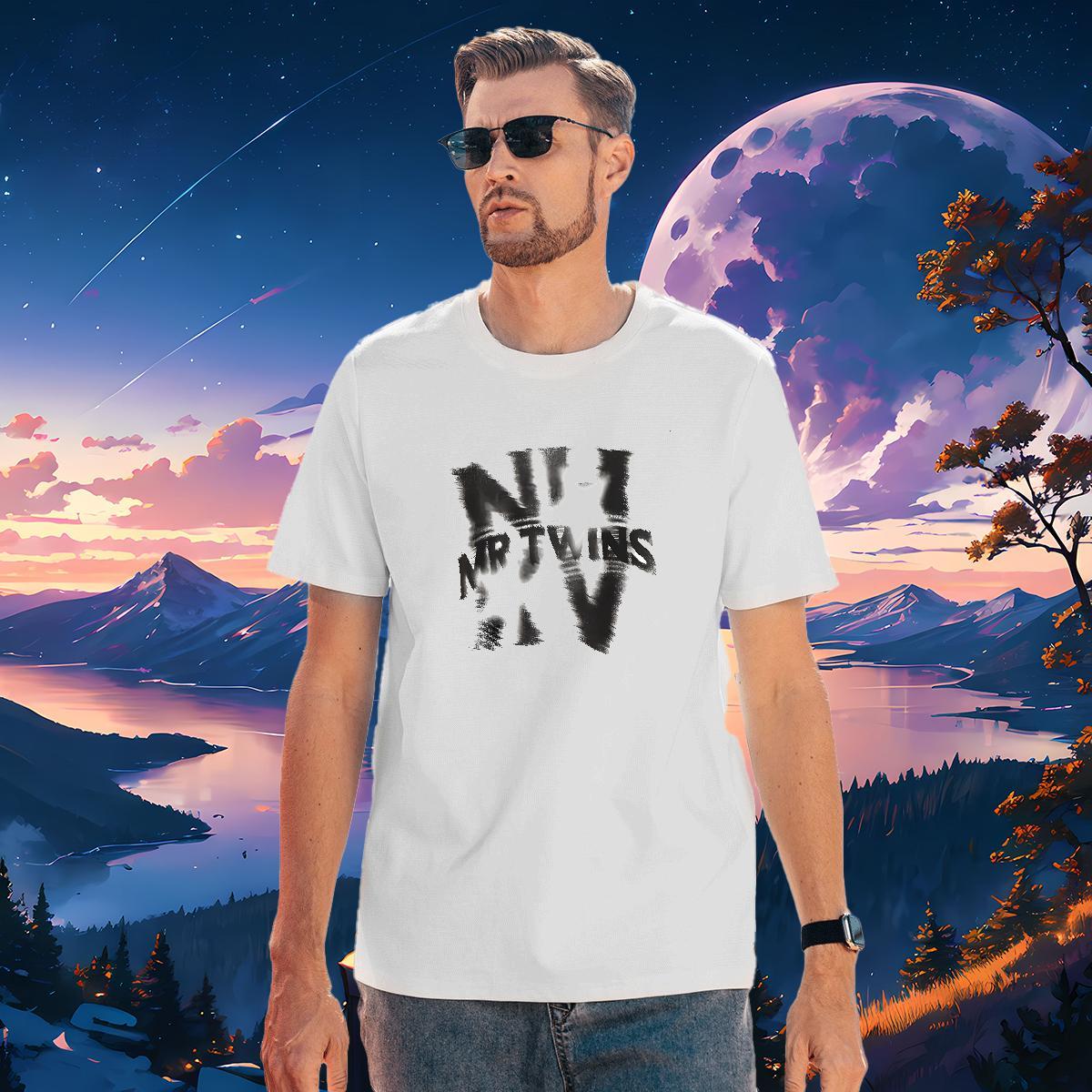 Free Shipping Men Tees letter 230g Pure Cotton Home Outdoor Breathable Short Sleeve Mens T Shirts Plus Size Custom Wholesale Clothings