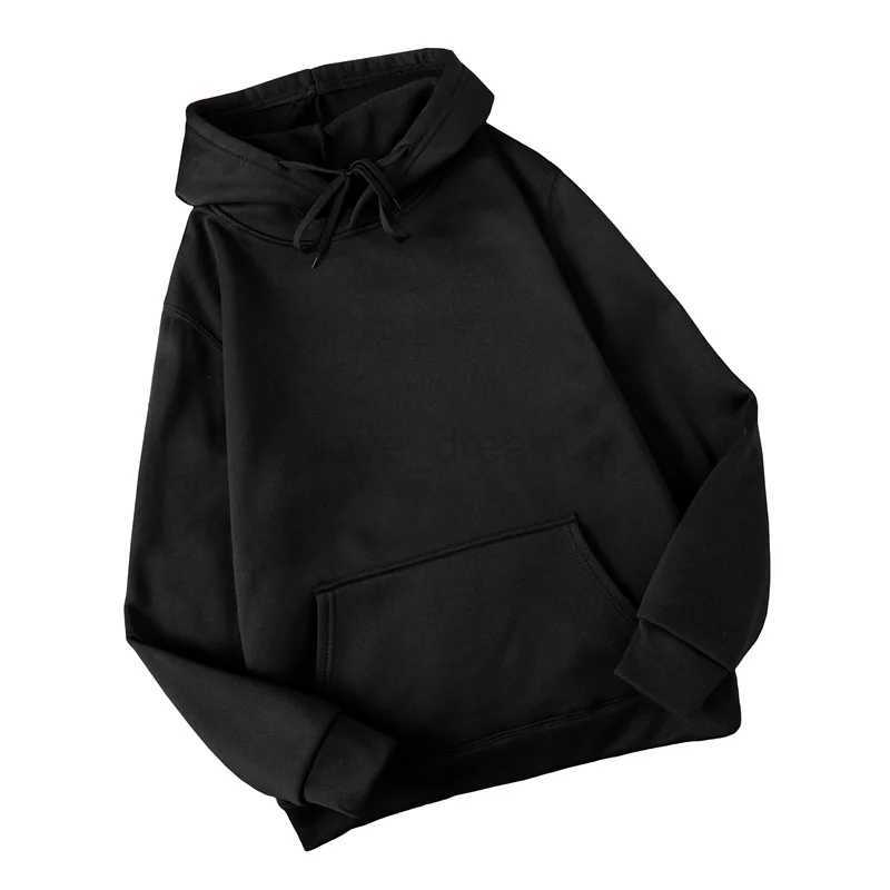 Fashion casual mens hoodie casual hoodie pullover mens top solid color hooded sweatshirt for menXJ240812