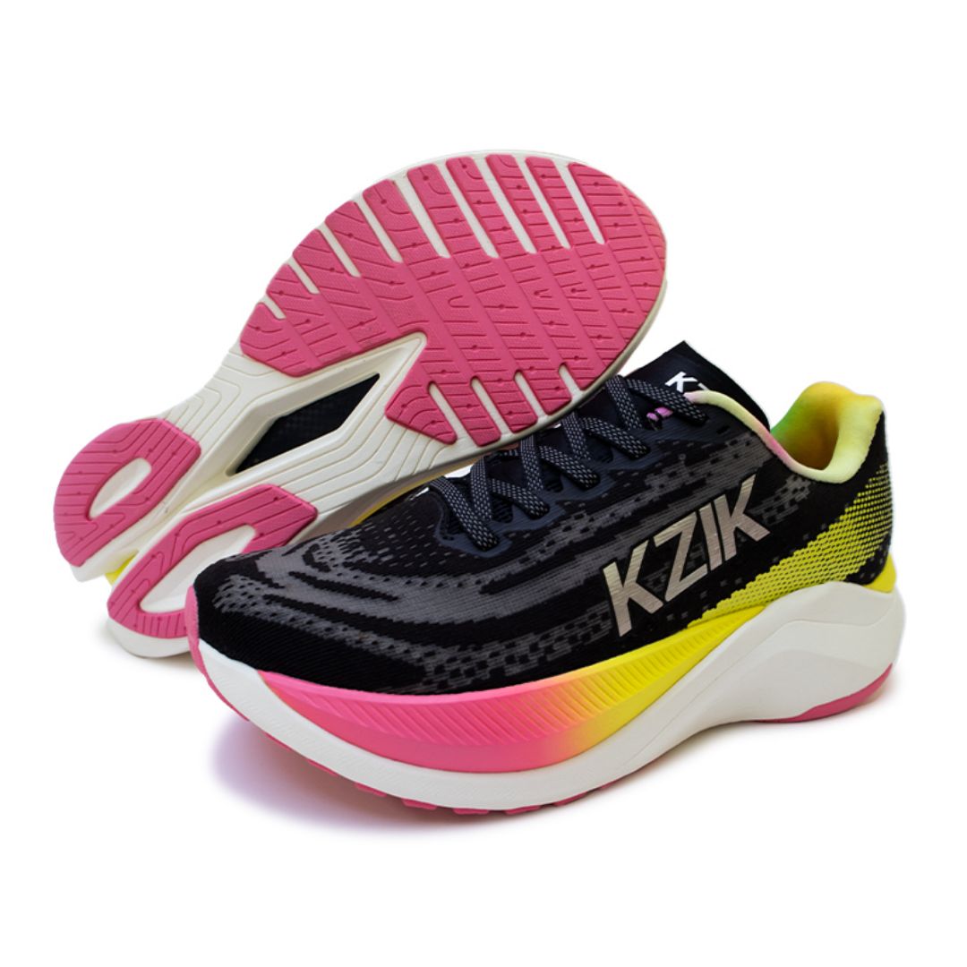TREEPERI KZIK Speed Carbon Running Shoes Black Multi Color Purple Navy Blue Men Mens Designer Shoes Red Yellow White Jade Women Womens Trainers Joggin