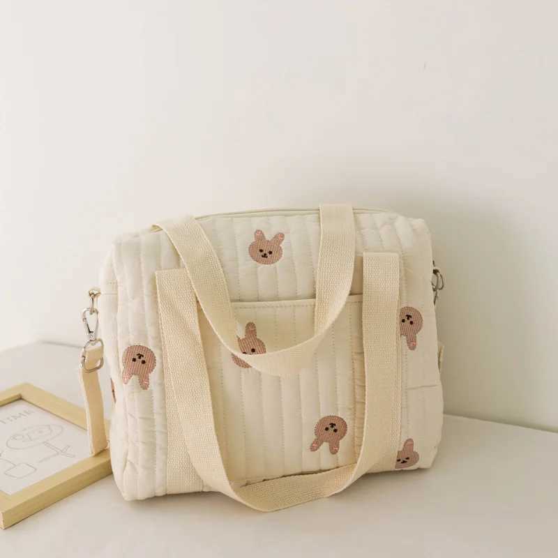 Baby stroller new maternity bag cotton embroidery cartoon urine bag bear rabbit lightweight baby sleeping bag W240812