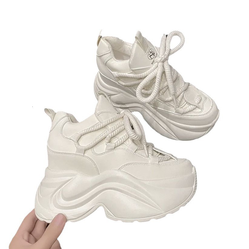 Ddmysports Summer New Sponge Cake Thick Bottom Dad For Women Internet Celebrity Versatile Lightweight Eight Increasing Ultra Soft Casual Sports Shoes 