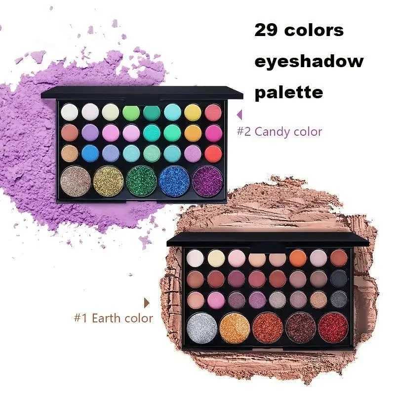 29/40 Colors Eye Shadow Palette Eye Makeup Colourful Glitter Shimmer Makeup Eyeshadow Powder Cosmetics Long Lasting WaterproofCL240812