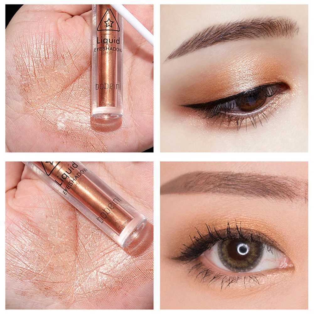 Liquid Eye Shadow Diamond Glitter Eyeshadow Liquid Face Makeup Highlighter Long Lasting Matte Pink Silkworm Champagne GoldCL24812