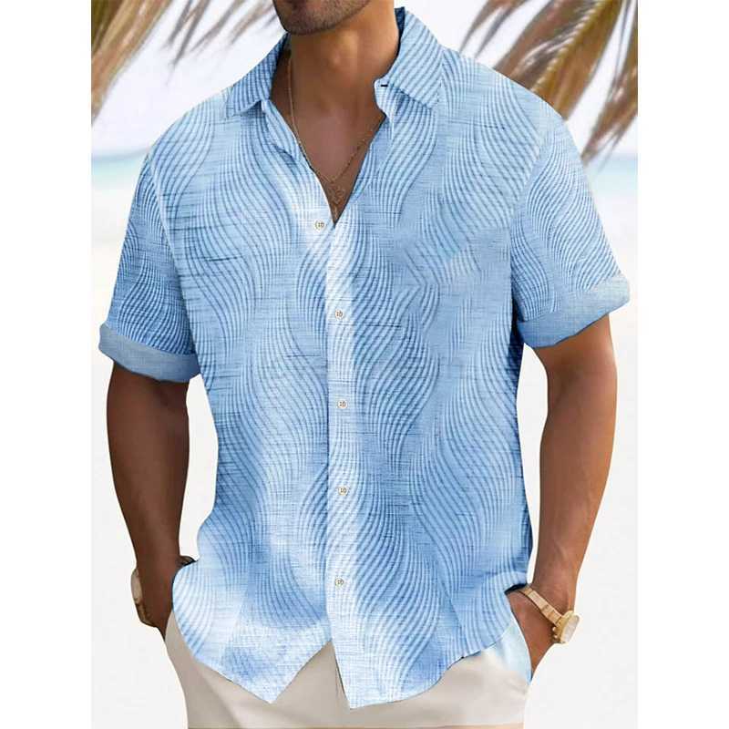 Flower Hawaiian Shirts Ethnic Style 3D Print Streetwear Men Women Fashion Short Sleeve Beach Shirt Male Tops Blouse Man ClothingXJ240812