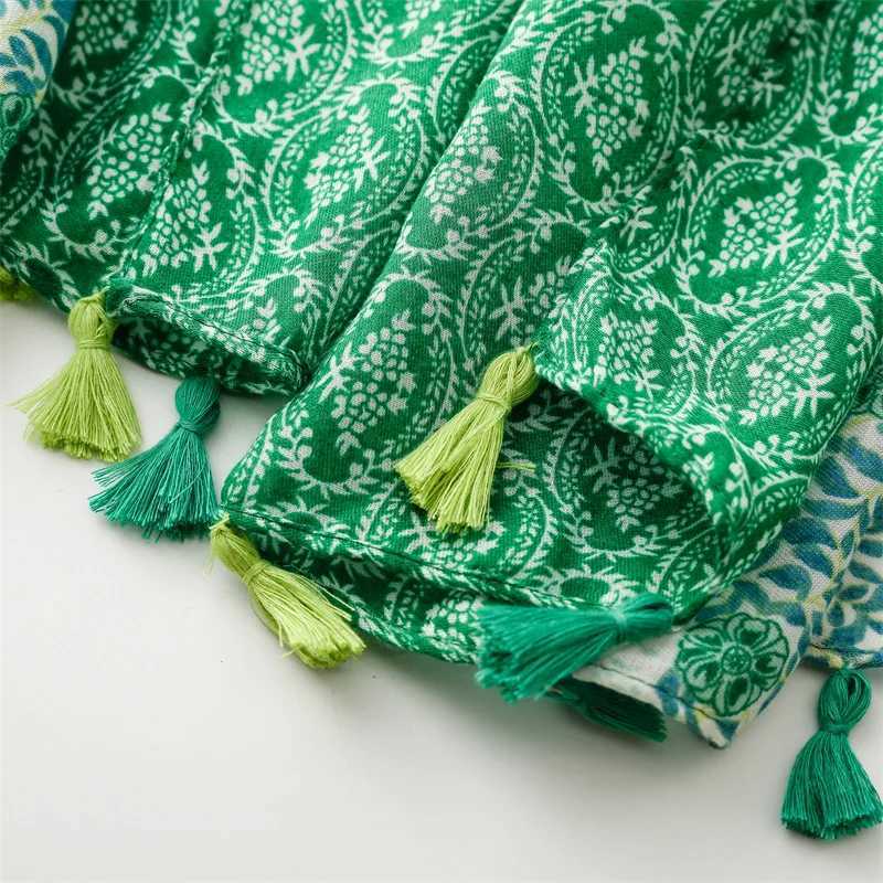 Luxury brand scarf Bohemian cotton shawl womens bag large Pashmina headscarf headband scarf Islamic headscarf Bouvanda Foulard Stoles W240810