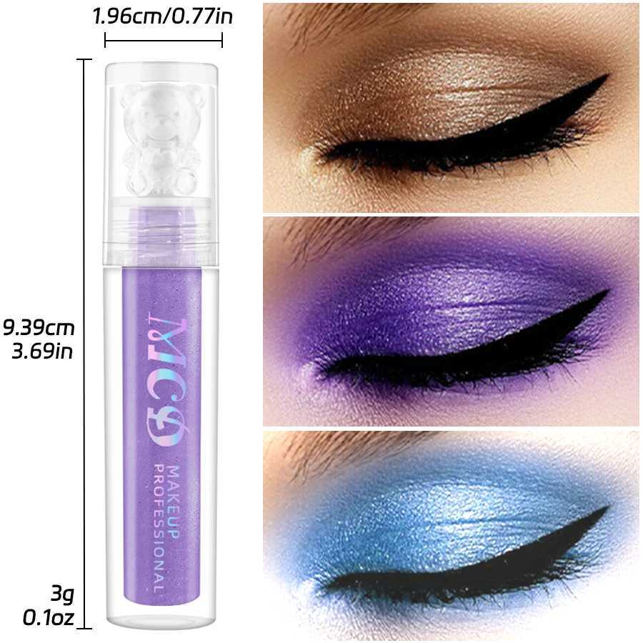 Colorful Eyeshadow Pink Brown Green Black Liquid High Gloss Cosmetic Pearlescent eye Shadow Sticks Waterproof Makeup for eyesCL240812