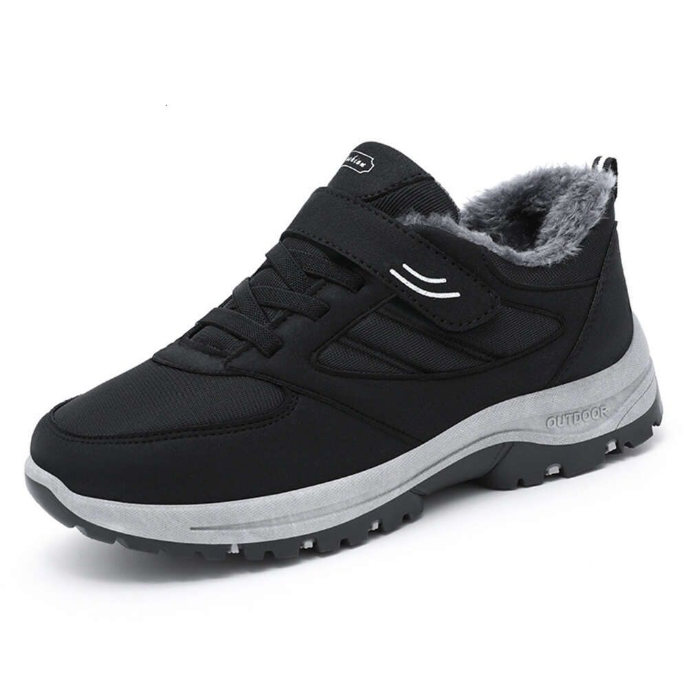 Ddmysports Men S New Winter Style Men Plush And Thickened Hiking Warm Cotton Shoes Tourism Couples Elderly Outdoor Shoes