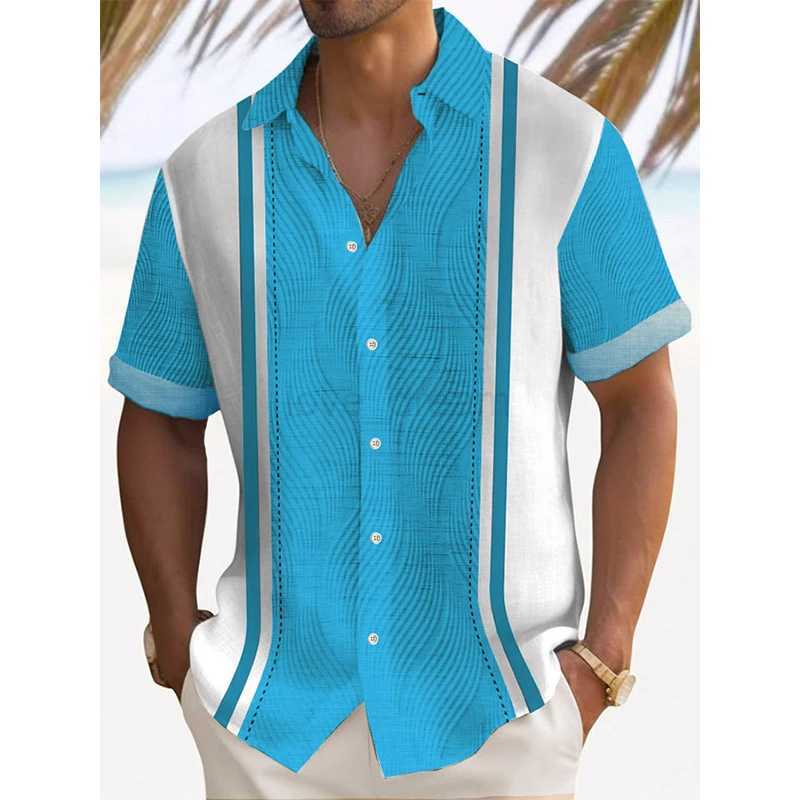 Flower Hawaiian Shirts Ethnic Style 3D Print Streetwear Men Women Fashion Short Sleeve Beach Shirt Male Tops Blouse Man ClothingXJ240812