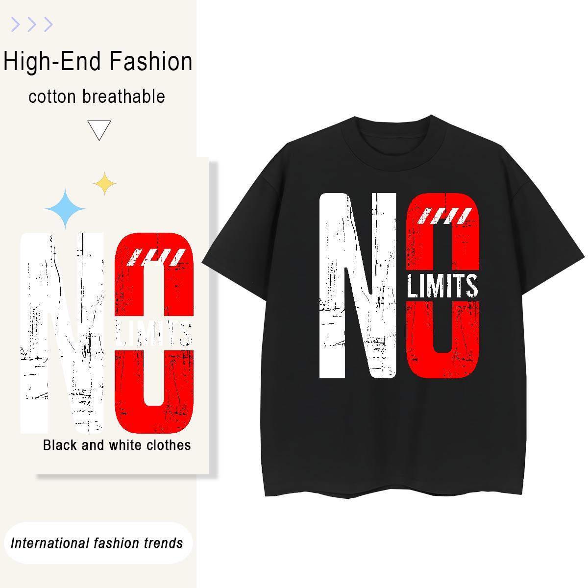 Wholesale Men Clothes T-Shirt High Street Hip Hop 230g 100% Cotton Floral Print Breathable Short Sleeve letter Men T Shirts Brand Tops Shirt