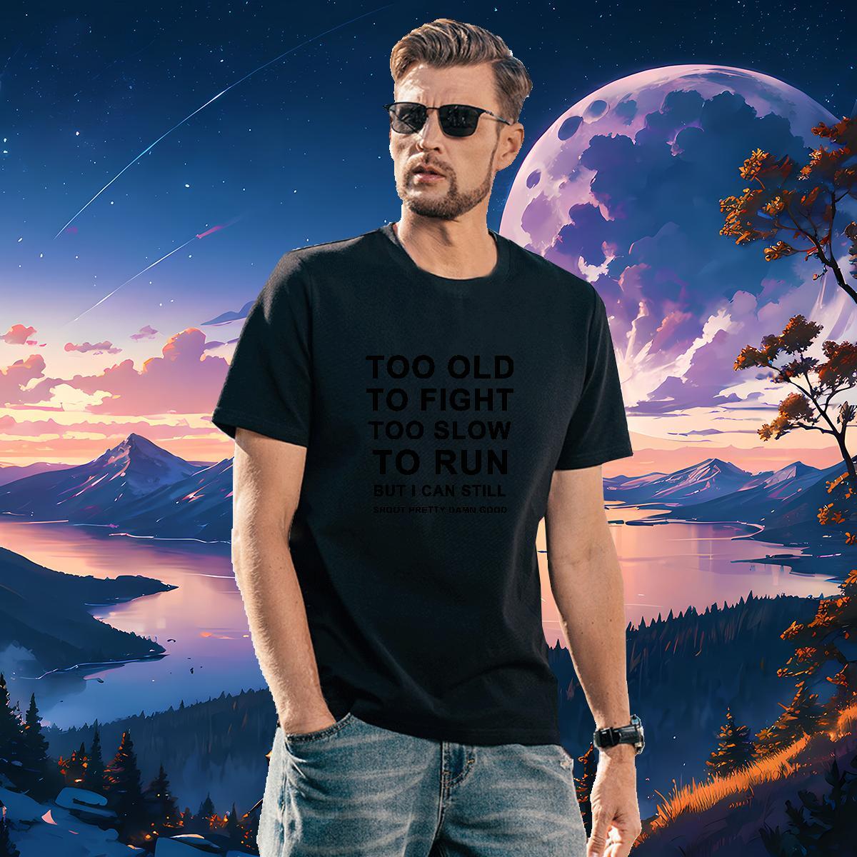 Cool Design Men Clothes T-Shirt letter 230g Pure Cotton Street Wear Breathable Crew Neck T-Shirts Custom Anime New Arrival Tops Shirt
