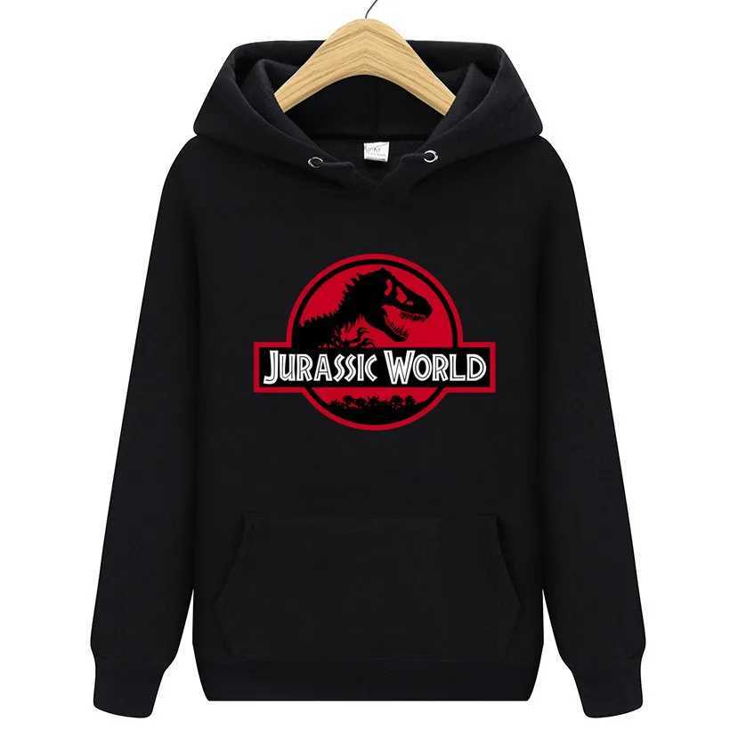 Mens and womens fashion Jurassic Park classic hoodies casual wearW240724