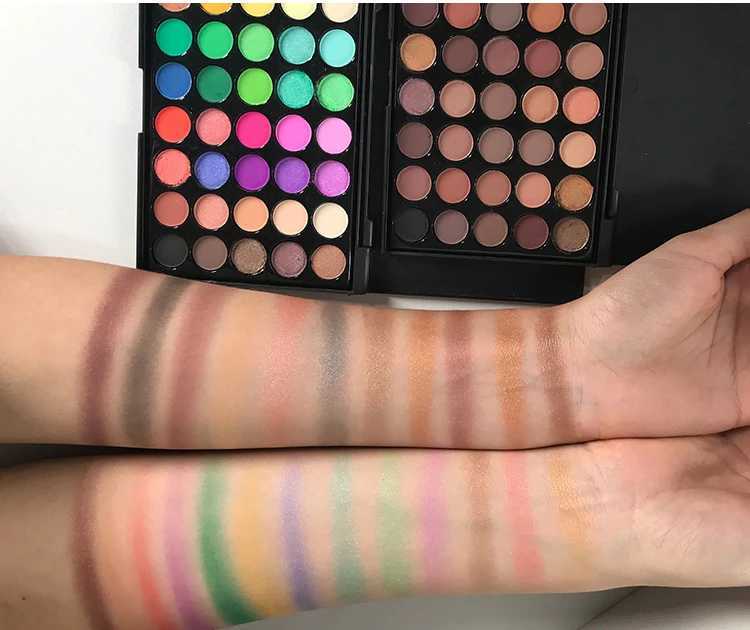 Pearlescent 15/40 Color Eyeshadow Palette High Saturation Eye Shadow Plastic This European American Hot Selling Spot Earth ColorCL240812