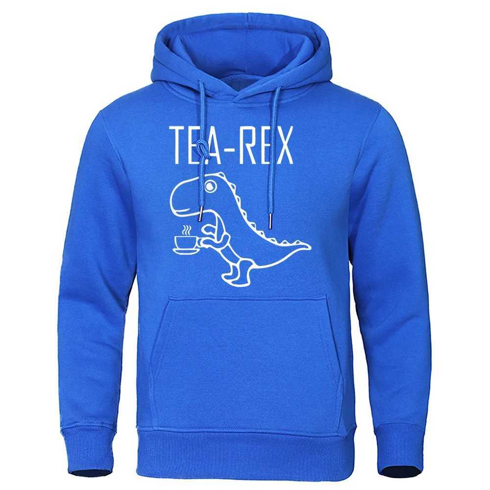 Cartoon Tea Rex Cute and Fun Printed Clothing Mens Soft Street Clothing Mens Crewneck Personalized Hoodie Casual Fashion Hoodie Mens ClothingW240724
