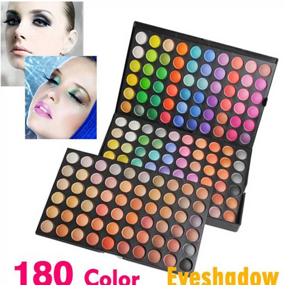 Popfeel 180 / 252 Color Shimmer Glitter Eye Shadow Palette Waterproof Cosmetic Profissional Matte Eyeshadow Cream Makeup PaletteCL240812