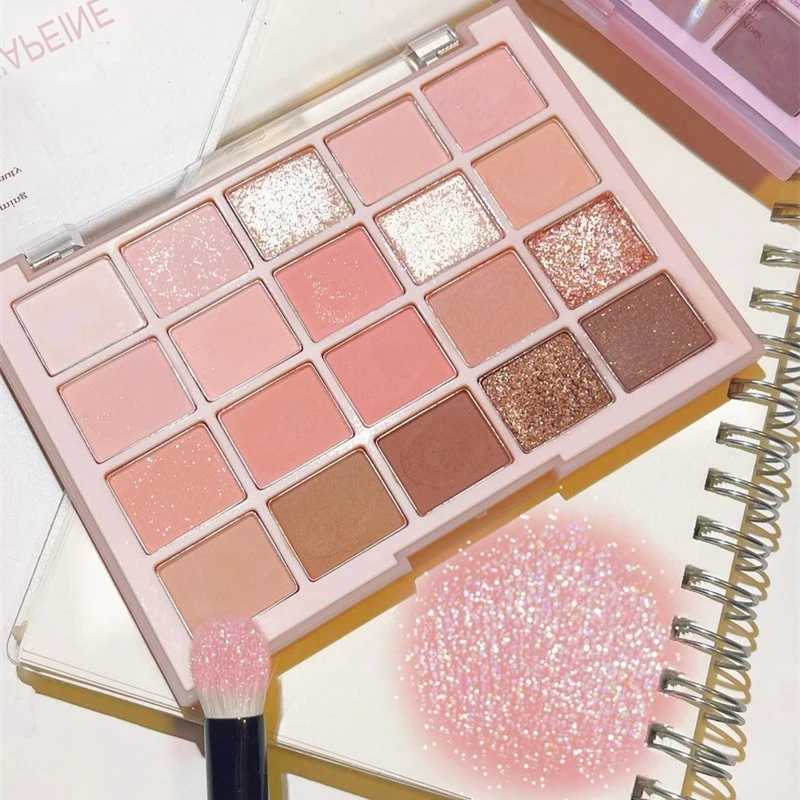 20Color Korean Low Saturation Eyeshadow Palette Purple Matte lescent Long Lasting Waterproof Glitter Eye Shadow Eye MakeupW241212