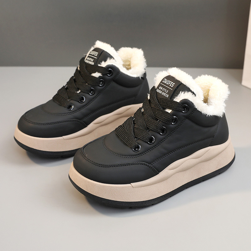 Ddmysports BR Velvet Women Winter New Style Board For Warmth And Height Increase Casual Sports Shoes Outdoor Shoes