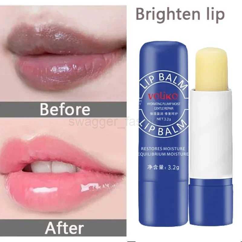 Remove Dark Lighten Lip Balm Exfoliating Dead Skin Anti-Crack Fade Lip Line Moisturizing Brighten Repair Lip Care ProductsXJ240812