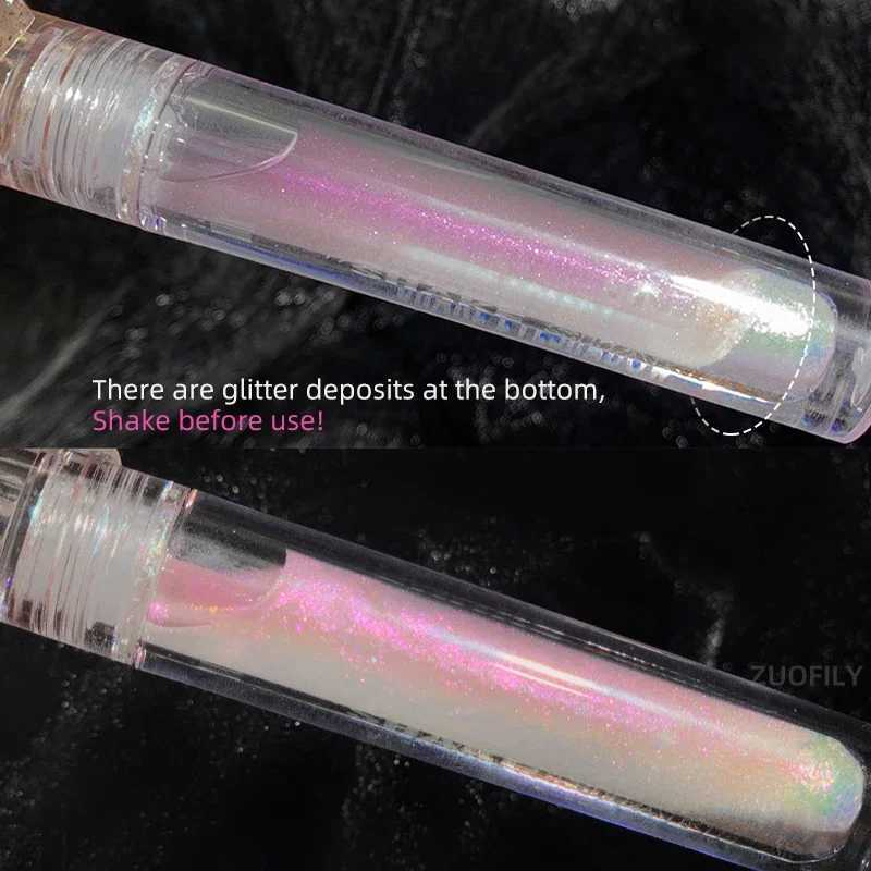 1pc Liquid Eyeshadow Super Glitter Long Lasting Blue Purple Liquid Eyeshadow Pearlescent Quick-drying Glitter Shimmer Eye MakeupCL240812
