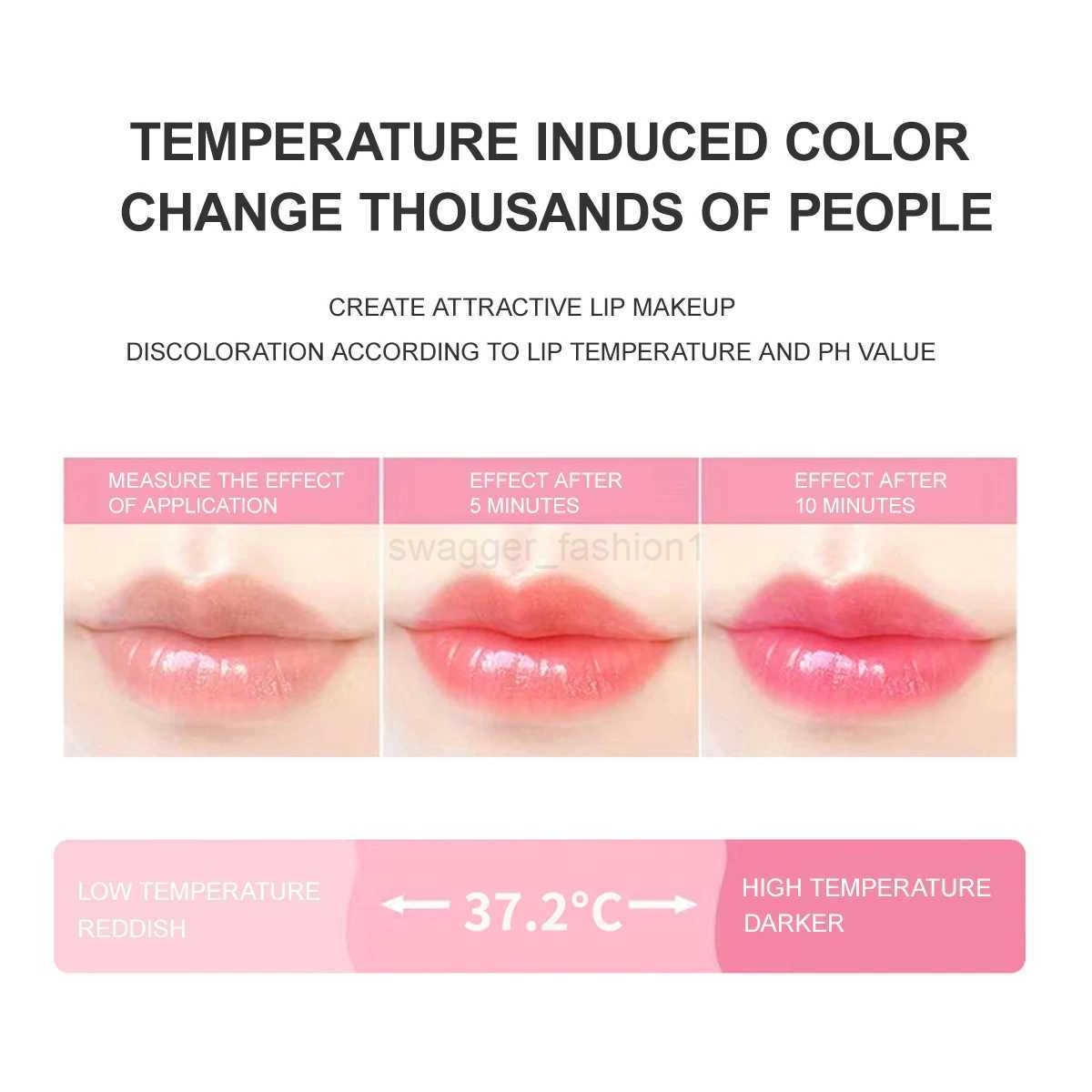 OCHEAL 3 Pcs Moisture Lip Balm Long Lasting Moisturizing Temperature Change Lipstick Anti Aging Repair Lips Mask Casual TypeXJ240812