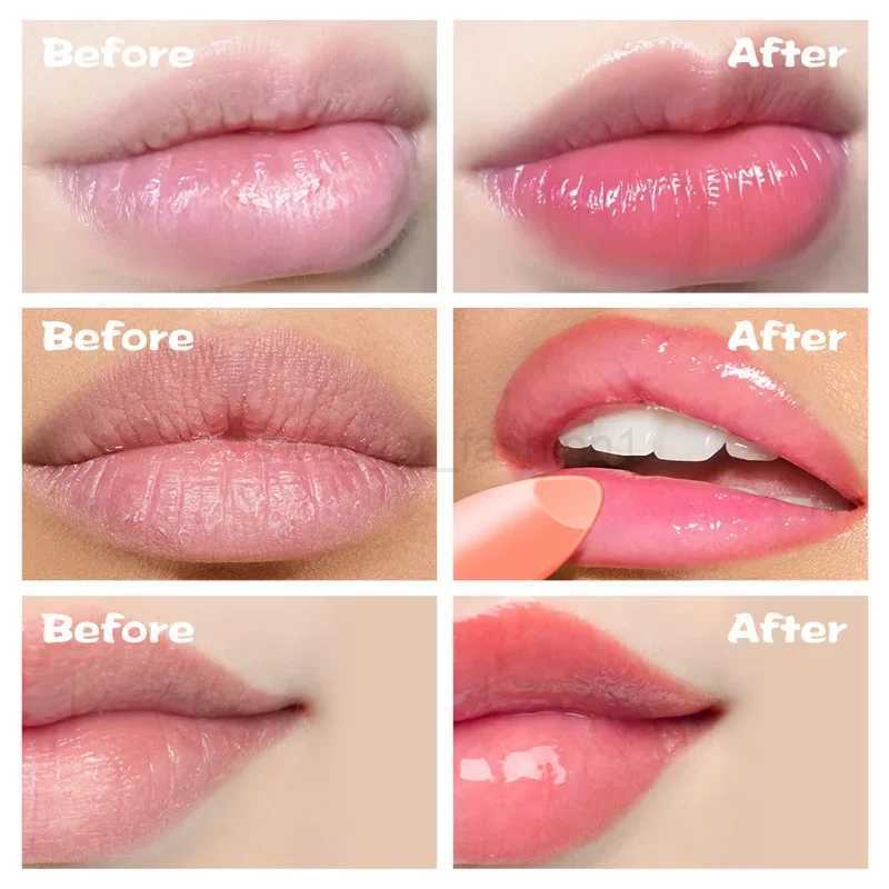 Peach Moisturize Lip Balm Nourish Long-Lasting Anti-Dry Hydration Gel Lip Care Lipstick Natural Moisture Lip Woman CosmeticsXJ240812