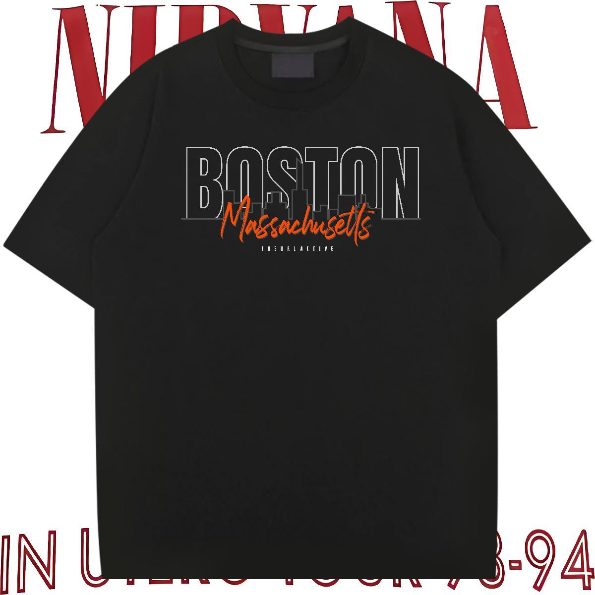 Classic Casual T-Shirts for Men letter Wear 230g Pure Cotton Spring Summer Wholesale DIY Logo Oversized Breathable Tshirts