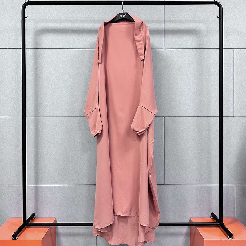 Printing Xg2054tiktok Fashion Womens Hooded Skirt Long Sleeved Dress Long Summer Dress Fishtail Dress Short Self-cultivation Silk Dress Round Neck Dre