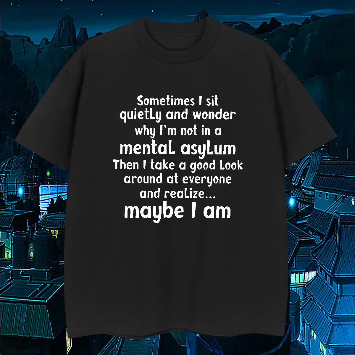 Free Shipping Men Tees letter 230g Cotton Home Outdoor Pure Cotton T Shirts Men Anime Print Classic Tee Shirt