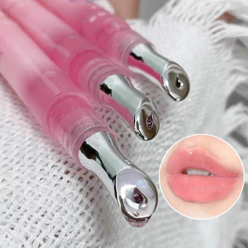Peach Lip Oil Moisturizing Glass Lip Gloss Fragrance Non-sticky Lip Tint Lips Plumper Autumn and Winter Lips Care Serum PrimerXJ240812