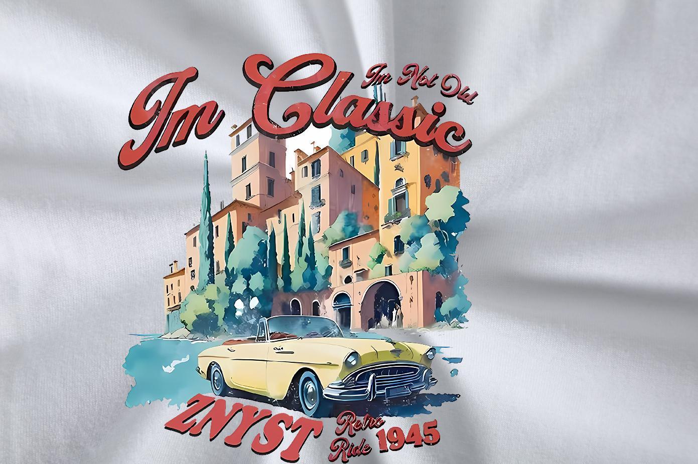 2024 DIY T-Shirts car Tops Shirt 100% Cotton 230g Spring Summer Soft Custom Print Plus Size Breathable Short Sleeve Tshirts