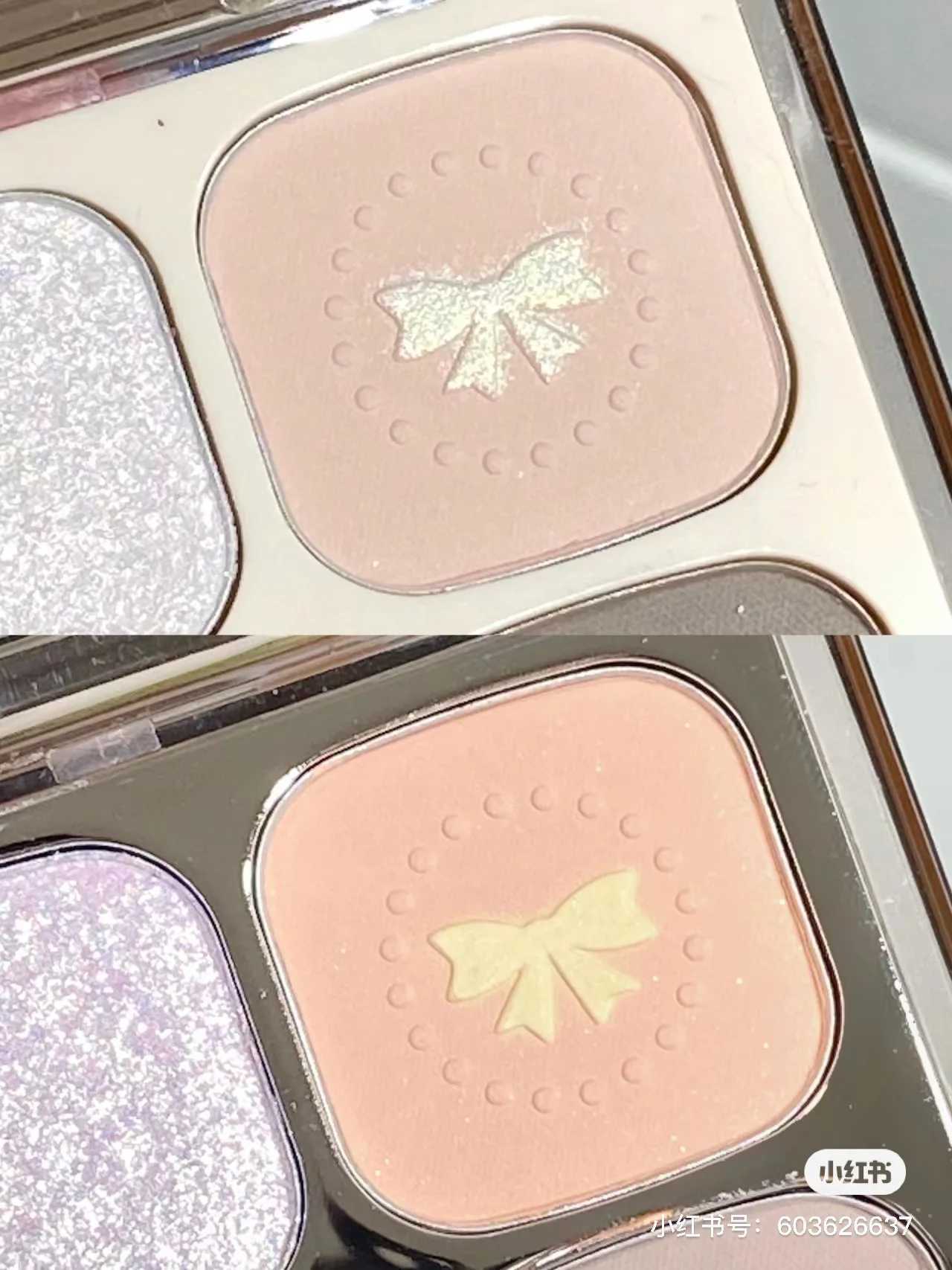 Everbab Bowtie Series Spring And Summer Six Color Eyeshadow Plate Pearl Matte Blush High Gloss Repair Earth Color CosmeticsCL240812