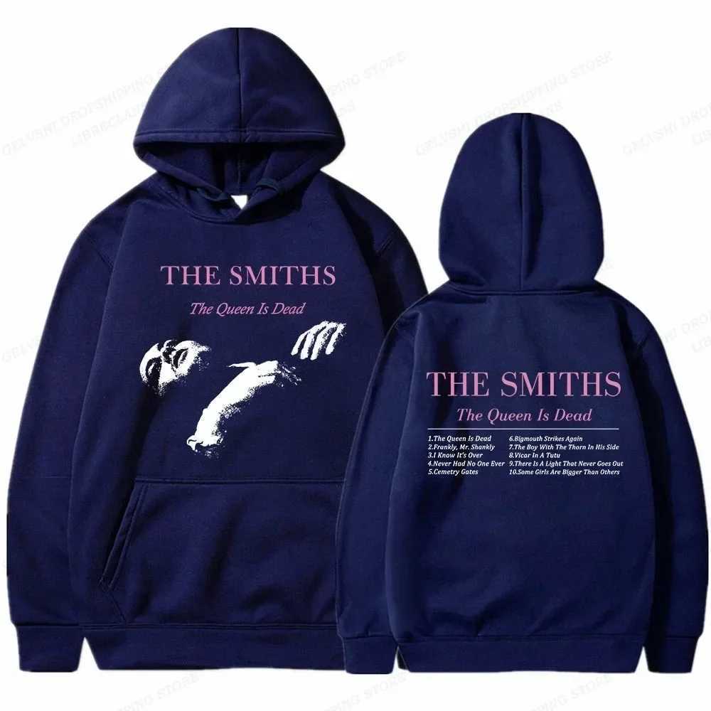 Men Fashion Hoodies Y2k Sweatshirts Women Sweats Rock Band Hoodies Boy Coats Sportwear Tracksuits Punk The Smiths HoodiesXJ240812