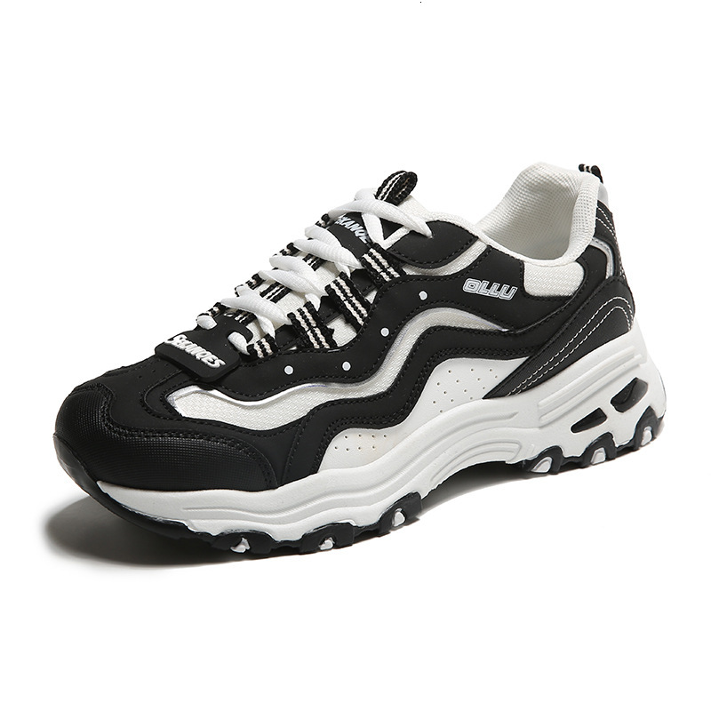 Ddmysports Spring New Dad For Female Students Korean Version Sports Casual Thick Soled High Rise Running Shoes SK Outdoor Shoes