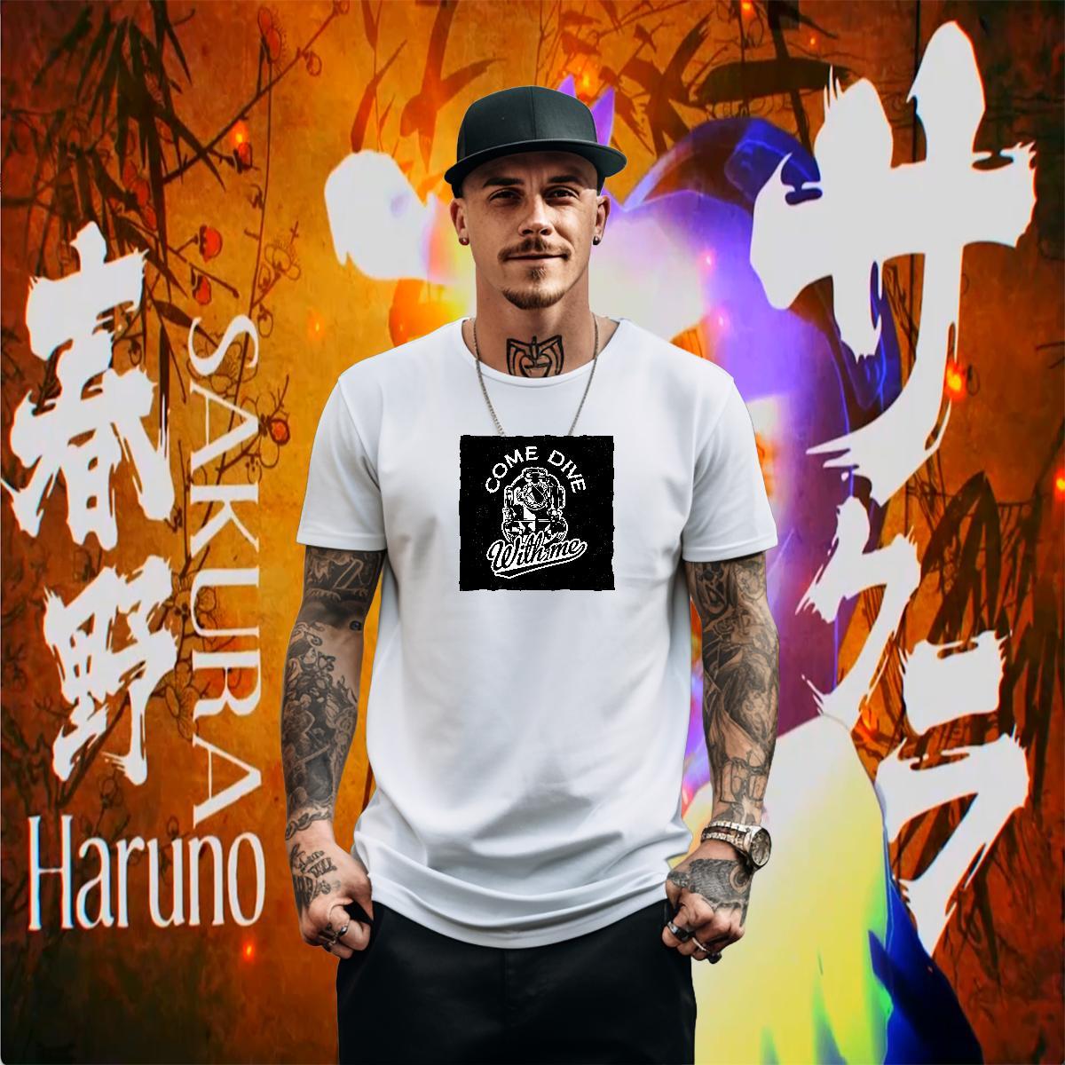 Fashion Man T Shirts camera Tops 230g Cotton High Street Hip Hop Loose Black Oversized Breathable Short Sleeve Men Tops Tees