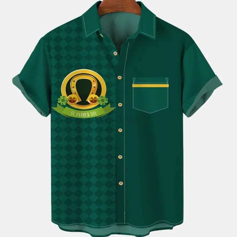 Mens Solid Color Stripe Pattern Luxury Elegant Casual Social Hawaiian Shirt Idols Normal Fashion Unisex Y2k General ClothesXJ240812