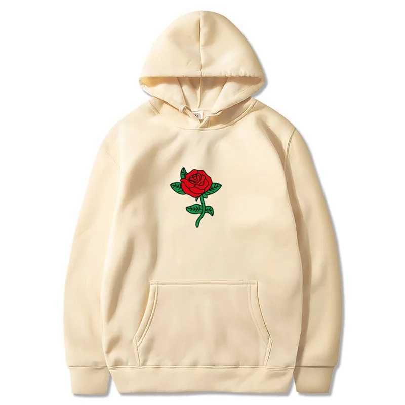 Flowers Graphic Printing Mens Hip Hop Hoodie Sweater Unisex Fashion Casual Oversized Eu Size Mens HoodieW240724