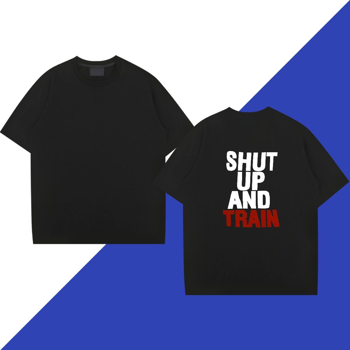 DIY Customized T-Shirts letter Tee Shirt 230g Cotton Sports Casual Unisex Anime Print O Neck Short Sleeves Couples T Shirts