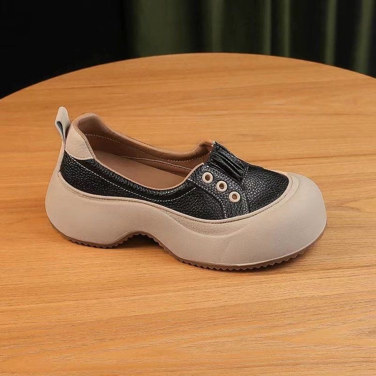 Ddmysports Summer Thick Soled Eight Raising Baotou Sandals For Women New Style Ollow Breathable Sponge Cake Sports And Leisure Single Shoes Outdoor