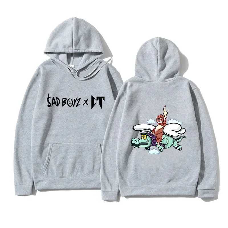 Mens Hoodie Player Corridos Tumbados Fashion Sadboyz Long Sleeve Sweatshirt Womens Cool Casual Harajuku Street Clothing ZipperW240724